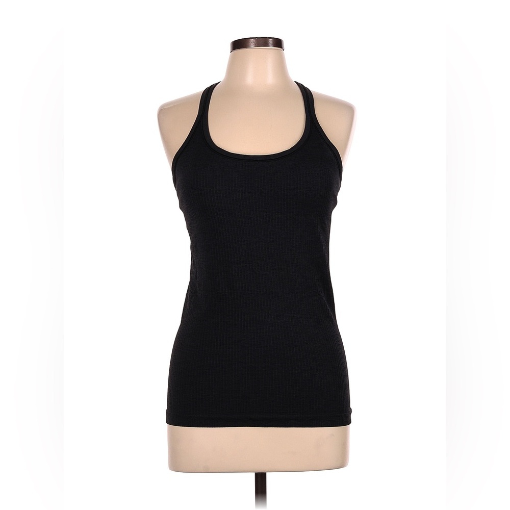 Lululemon Athletica Black Fitted Sleeveless Tank Top